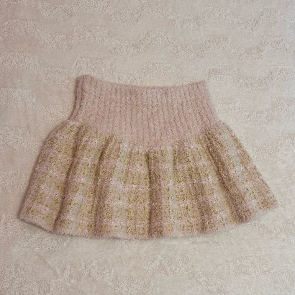 Brand new Loveshackfancy soft knit skirt (NEVER WORN)